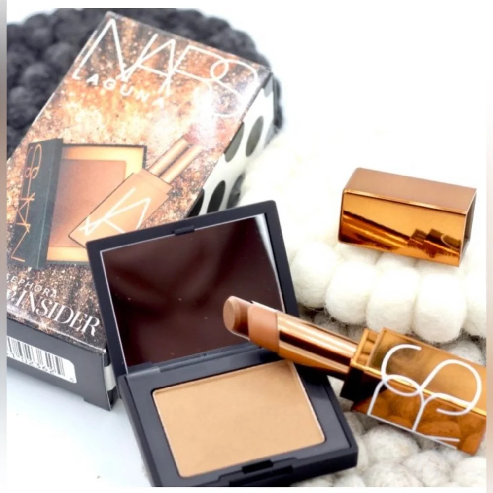 NARS LAGUNA Mini Bronzer & Lip Balm Sephora Birthday Gift Set of 2 | New In Box